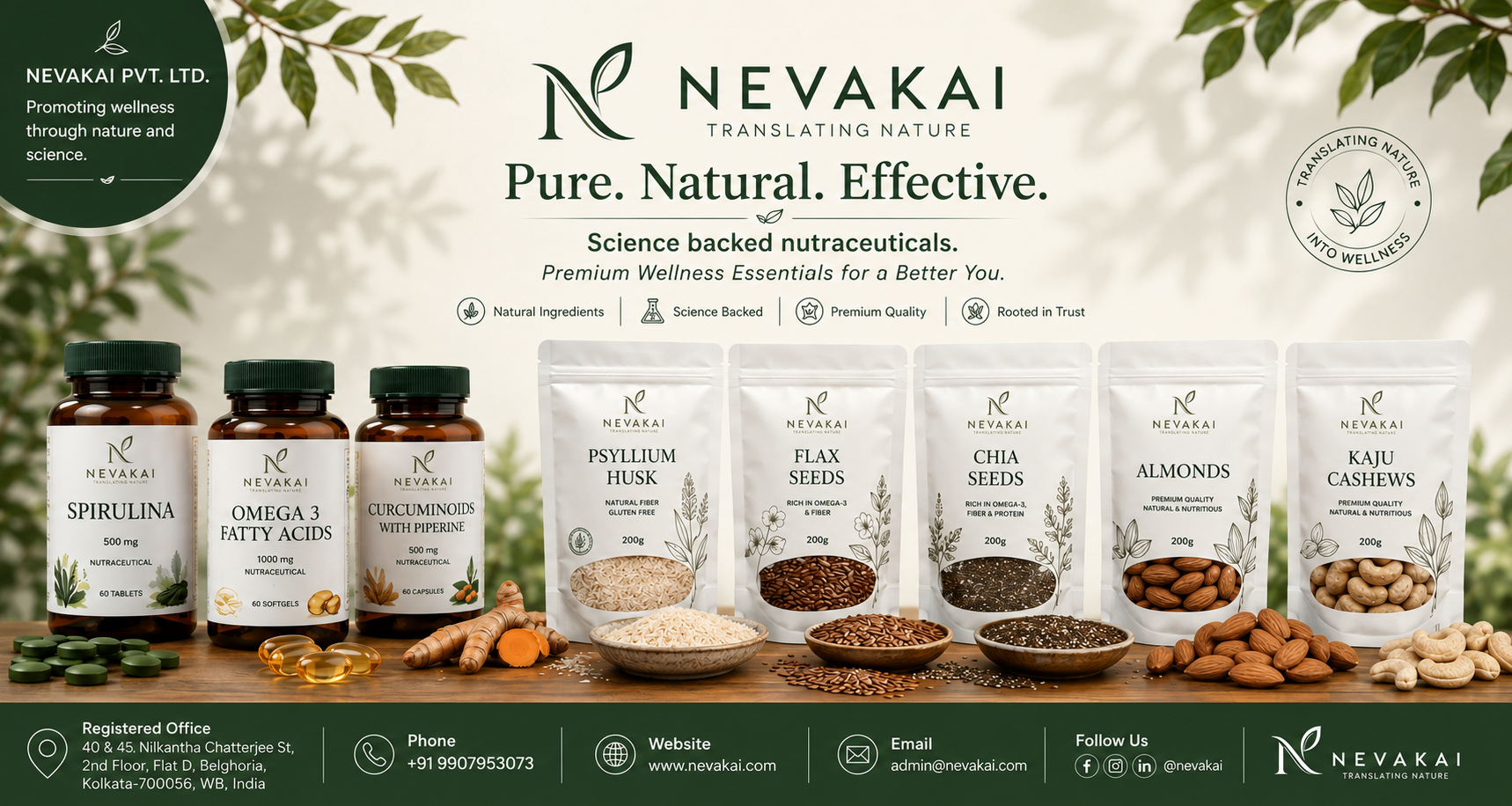Nevakai Product Banner